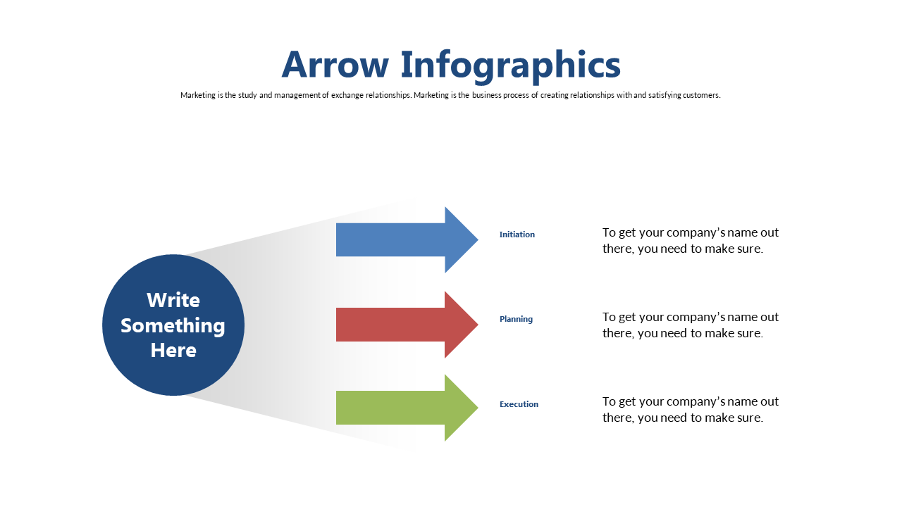 Visualize Business Strategies with Arrow Infographics