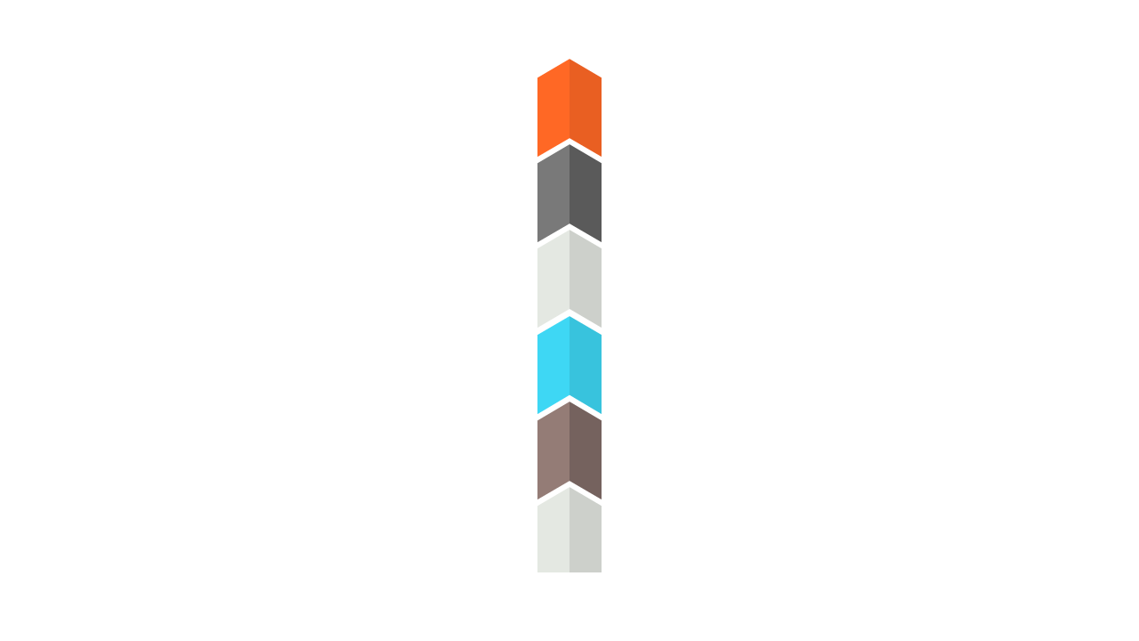 Present Hierarchical Information with Vertical Steps