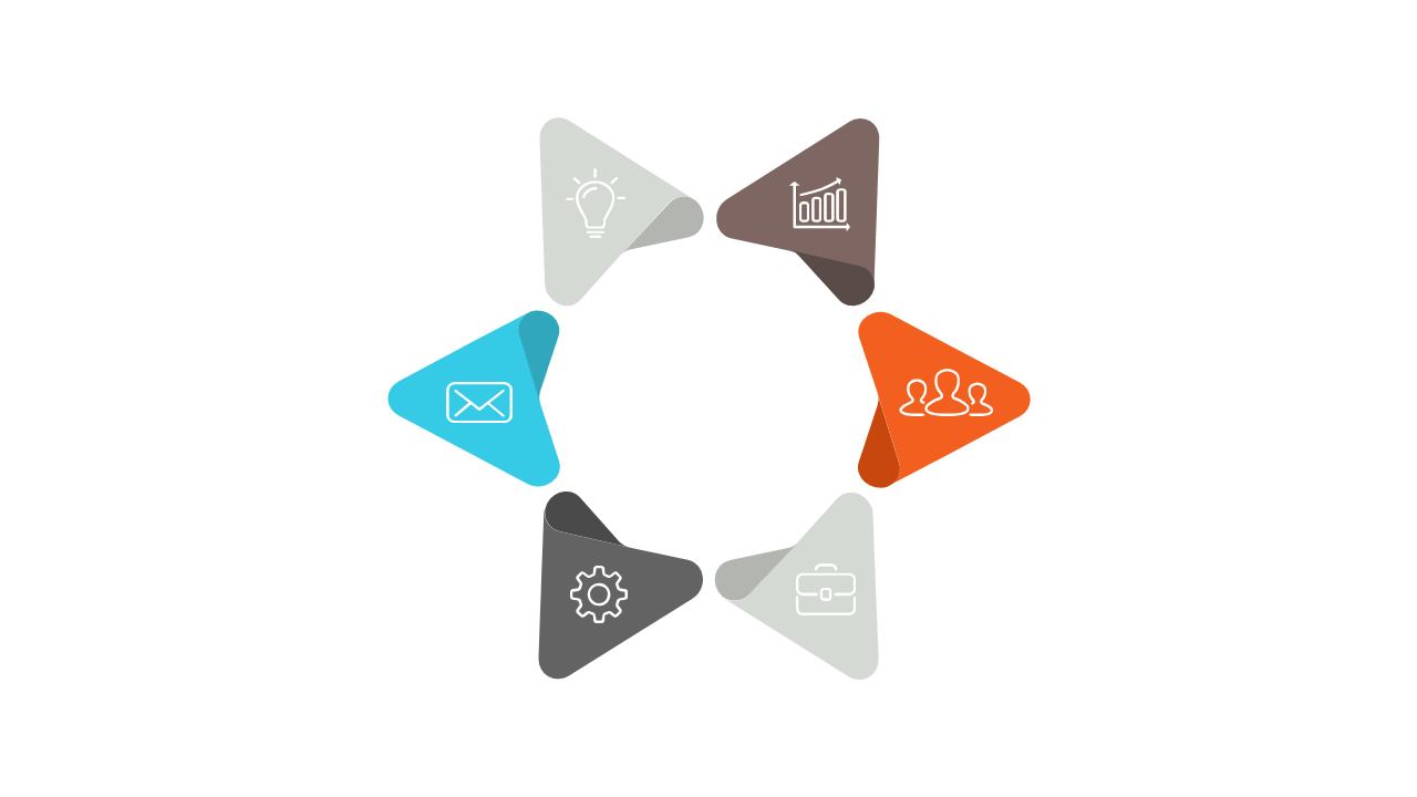 Illustrate Methodologies with Circular Process Icons