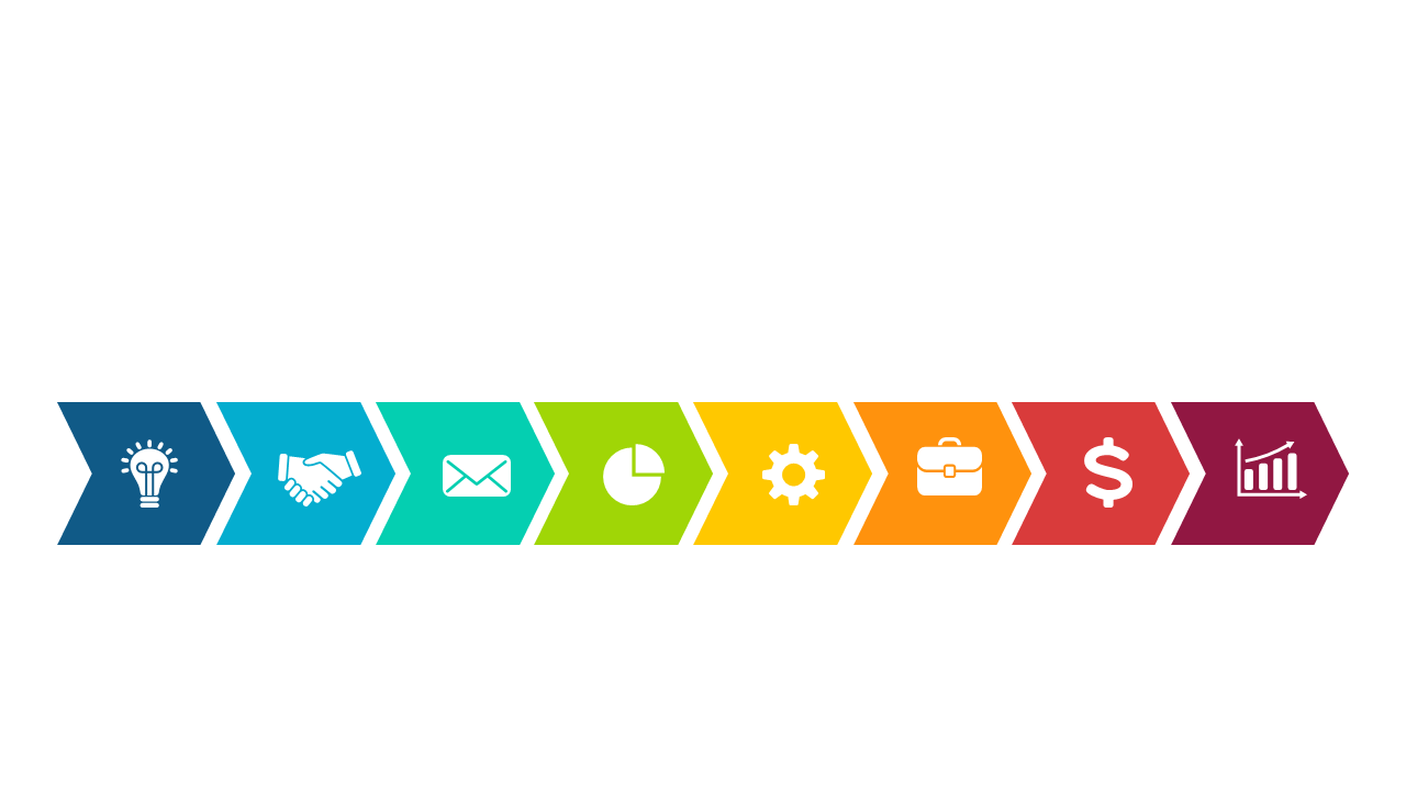 Engaging Colorful Arrows for Process Workflows