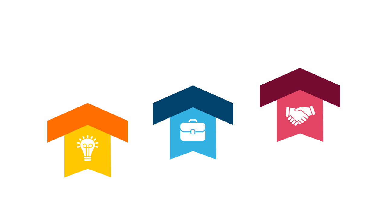Showcase Key Strategies with Arrow Icons