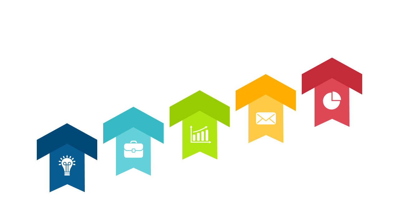 Illustrate Growth with Upward Trend Infographics