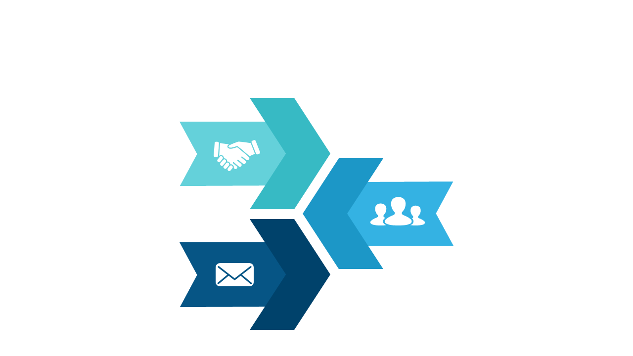 Illustrate Engagement Process with Arrow Steps