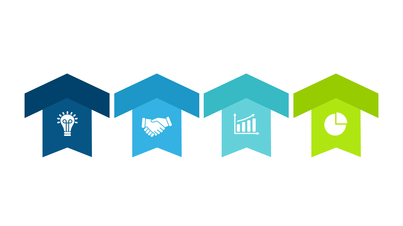 Segmented Arrows for Growth Indicators