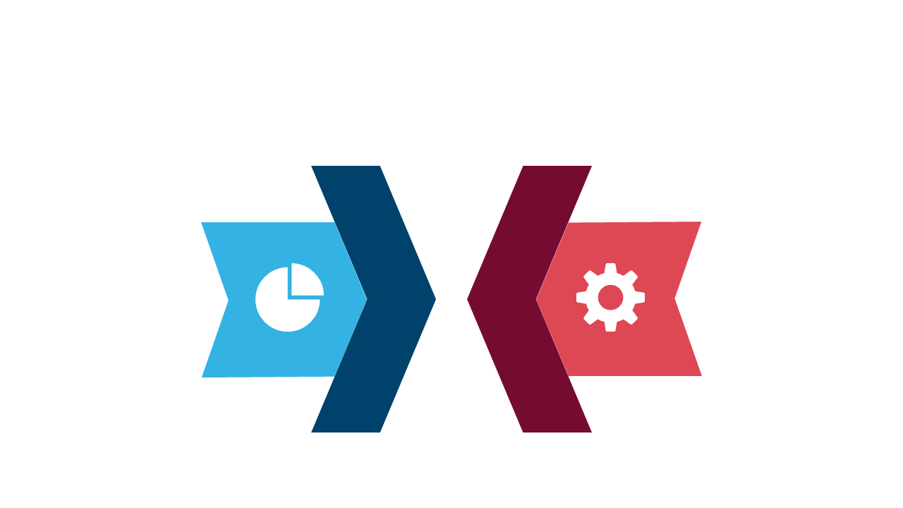 Illustrate Workflows with Dual Arrow Process Flow