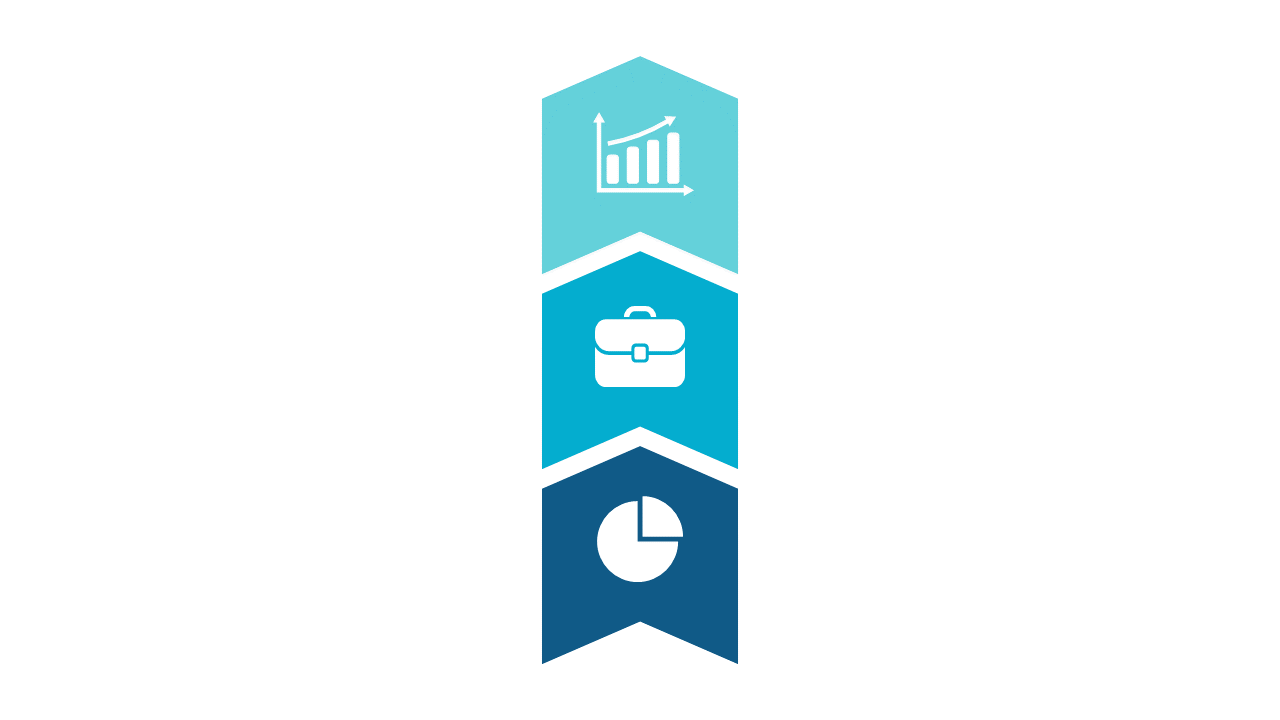 Horizontal Arrow Process Flow with Detailed Callouts