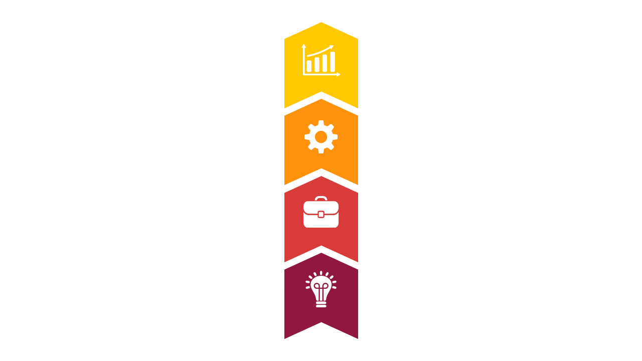 Outline Business Solutions with Step Pyramid Design