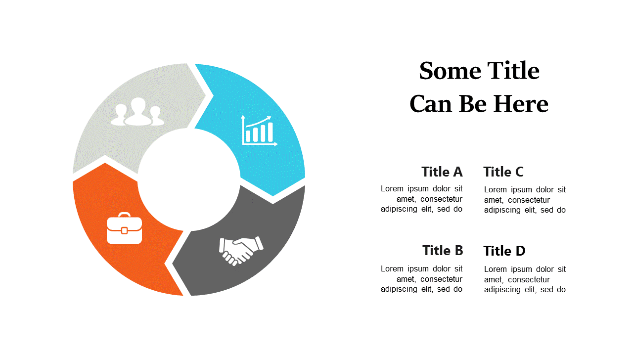 Engaging Circular Diagram for Project Steps