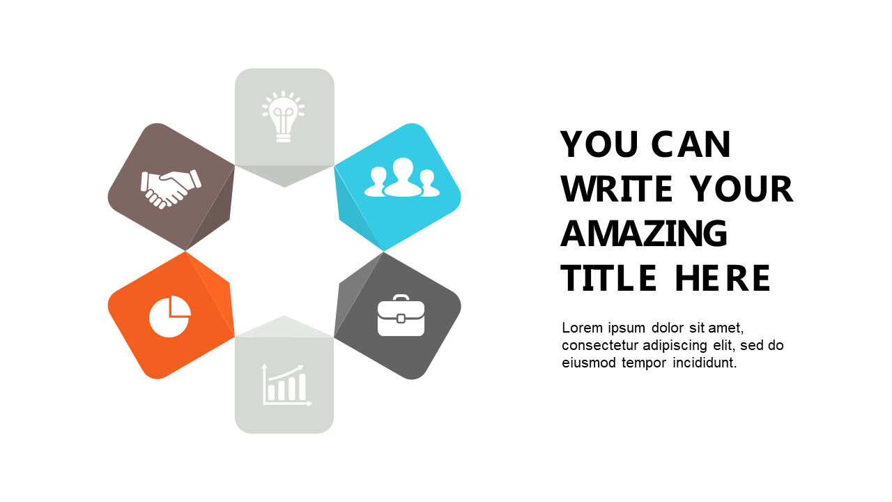 Present Information Visually with Hexagon Infographic