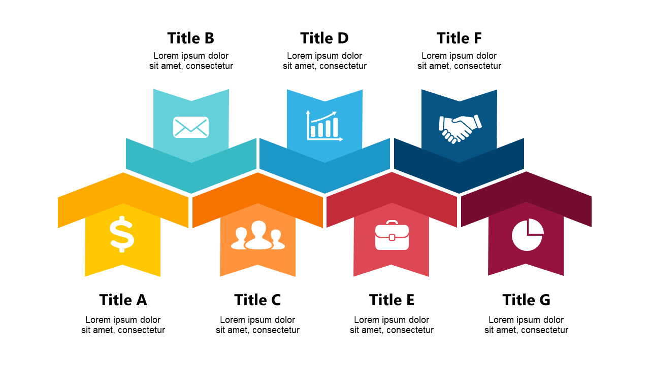 Colorful Arrows for Marketing Highlights