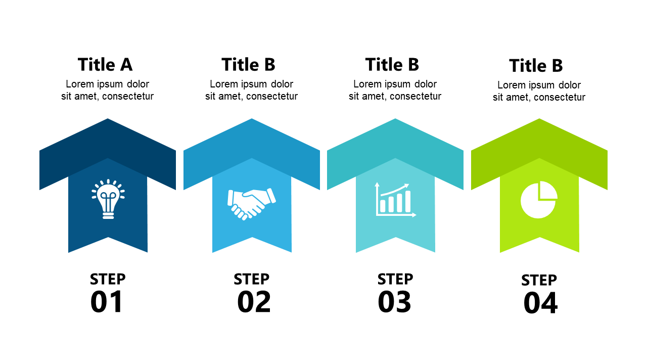 Illustrate Growth Areas with Segmented Arrows