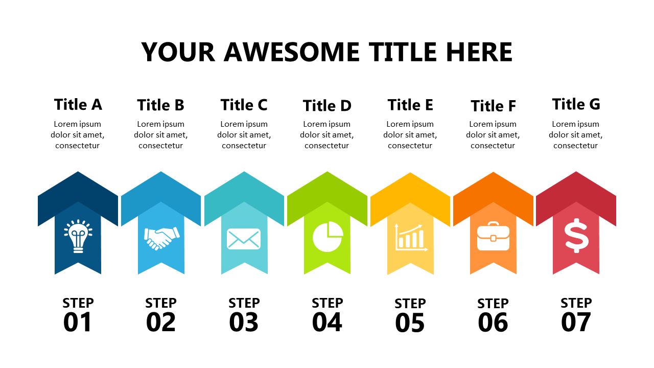 Engaging Upward Arrows for Growth Presentations