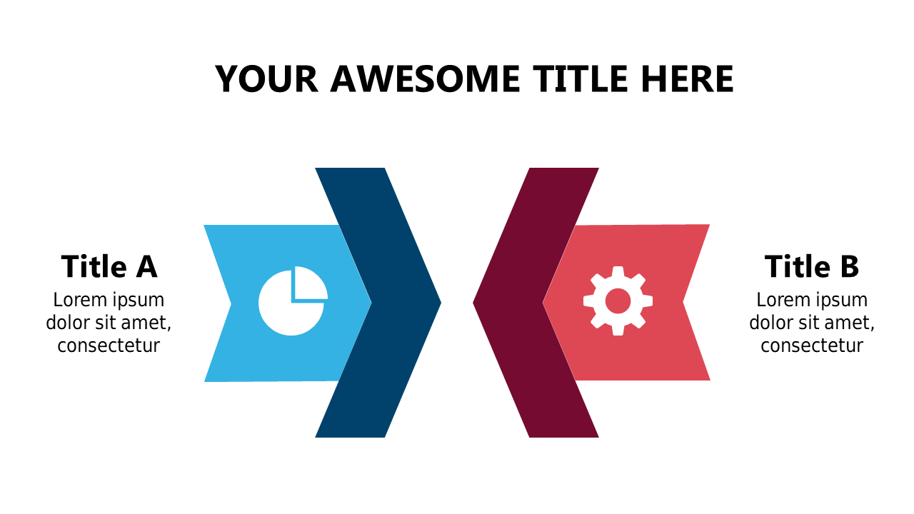Compare Processes with Dynamic Dual Arrow Layout