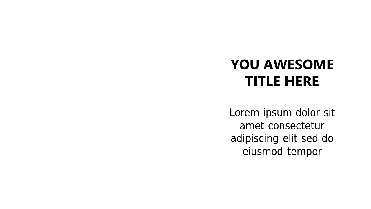 Capture Attention with a Bold Text Layout