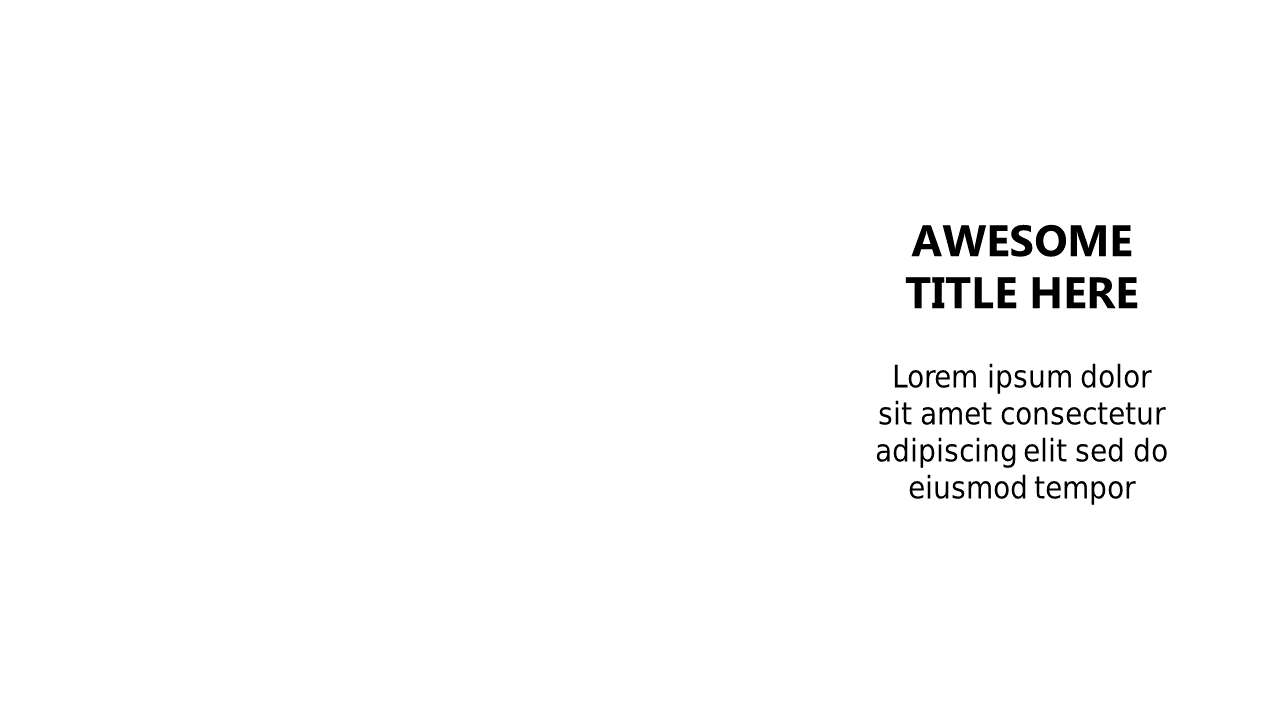 Minimalist Text and Title Layout for Clarity