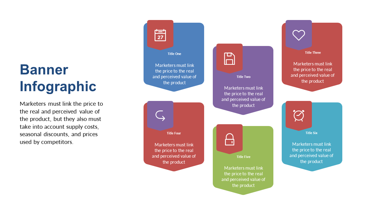 Present Key Points with Colorful Banner Layout