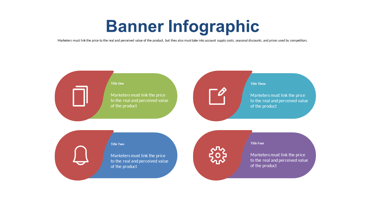 Present Multiple Points with Colorful Banner