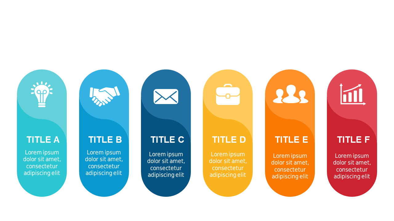 Outlined Circular Steps for Workflow Presentation