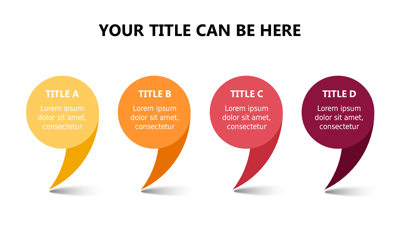 Quadrant Speech Bubble Layout for Comparisons