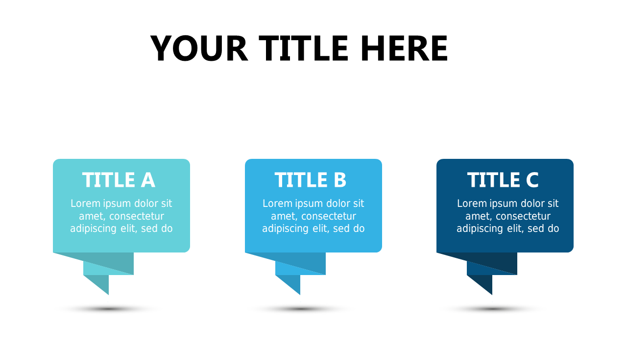 Editable Speech Bubble Comparison Layout