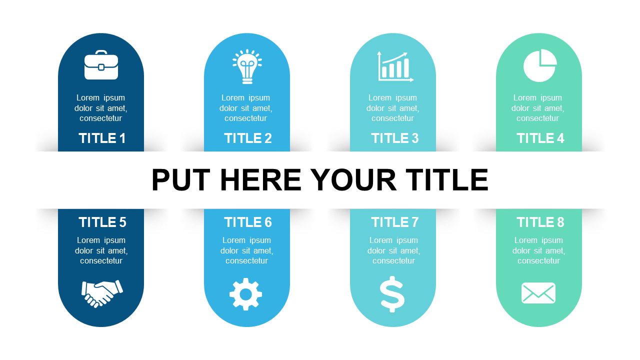 Illustrate Processes with Rounded Steps and Icons