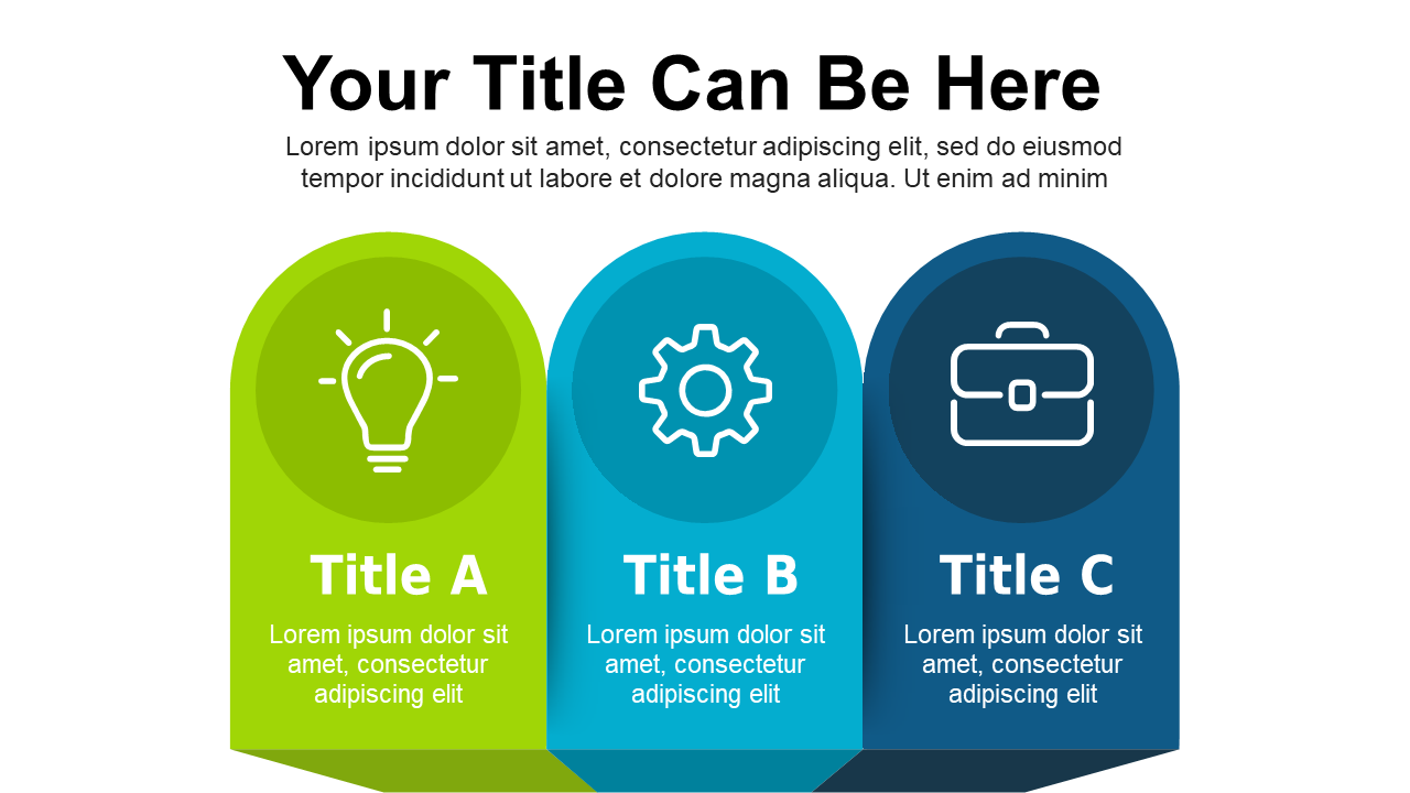Compare Key Points with Three-Column Icon Layout