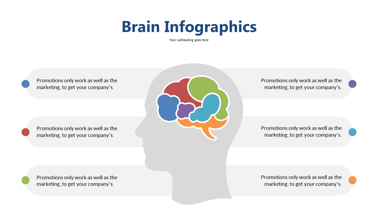 Engage Audiences with Brain Infographic and Speech Bubbles