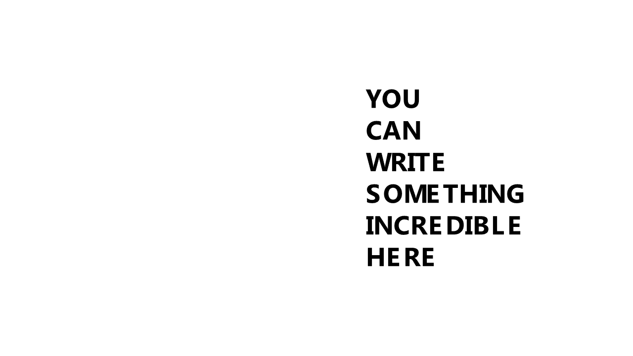 Capture Attention with Vertical Text Emphasis Layout