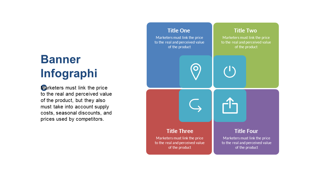 Highlight Product Value with 4-Quadrant Infographic