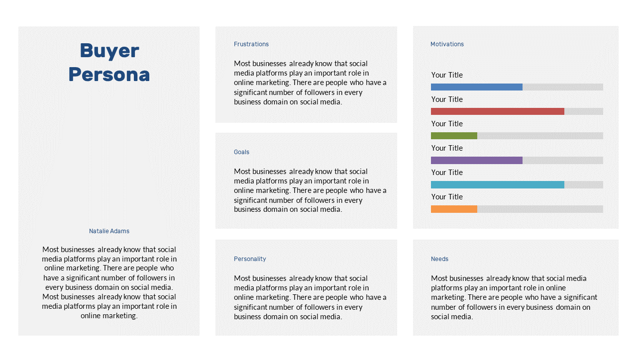 Analyze Buyer Persona Motivations and Needs