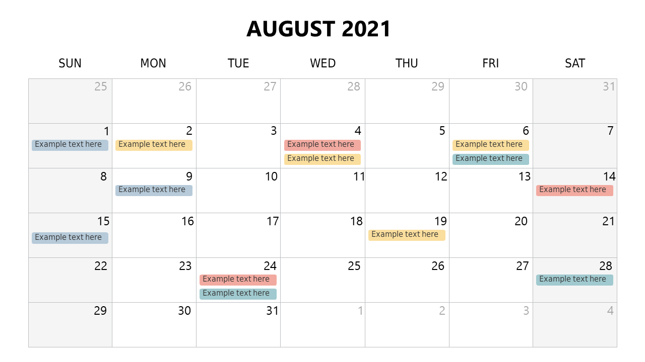 Manage Schedules with Monthly Calendar V3