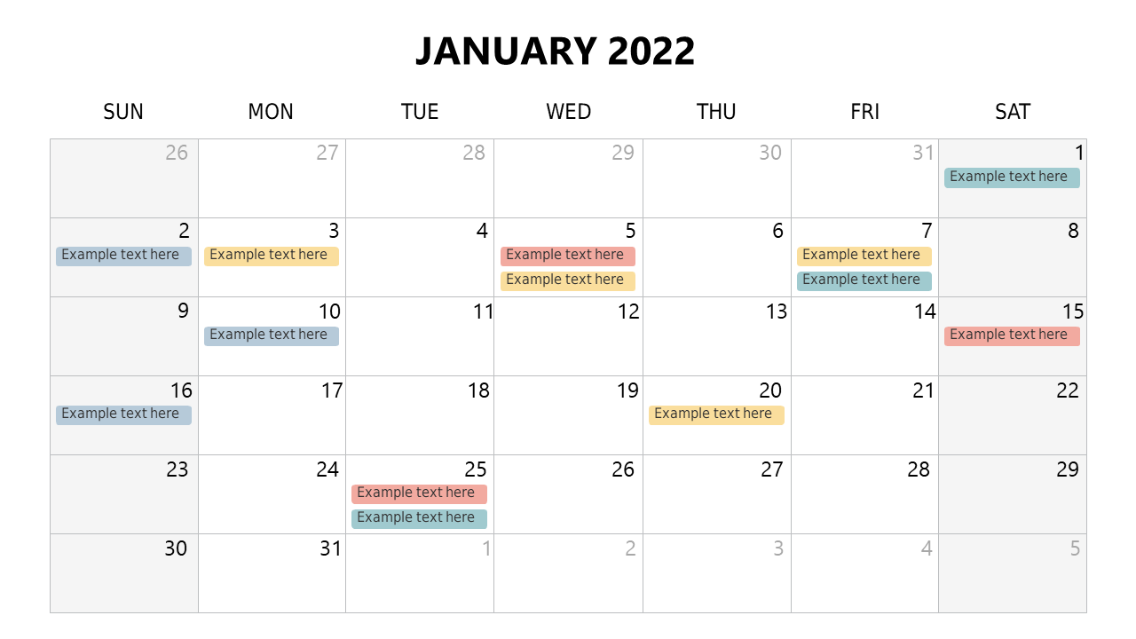 Highlight Dates with Monthly Calendar V7