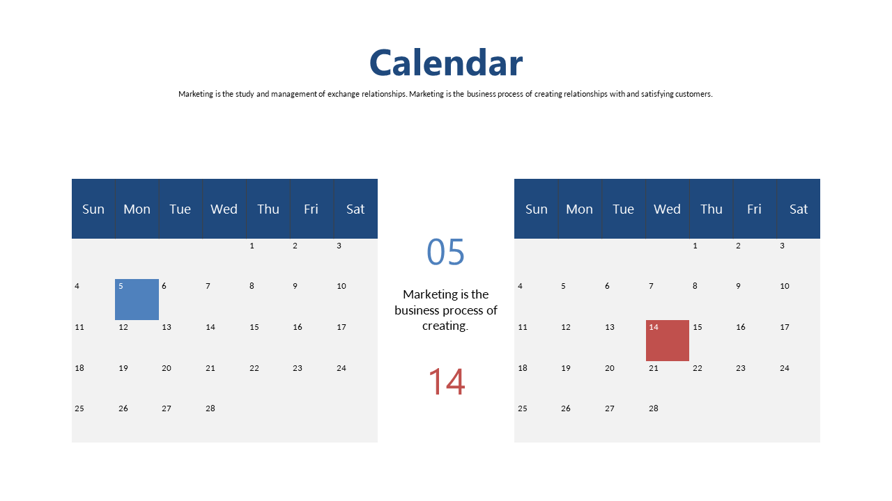 Highlight Key Dates with Monthly Calendar
