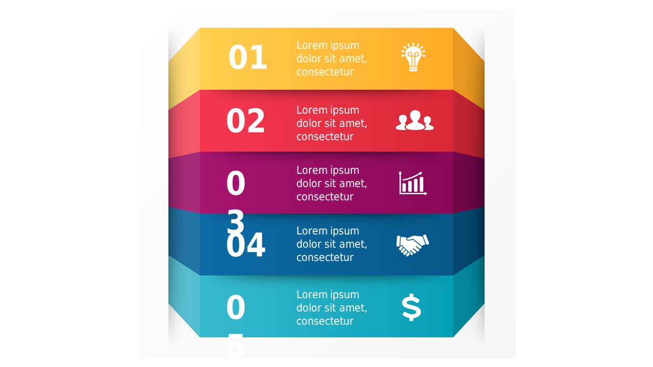 Present a 4-Step Workflow in PowerPoint