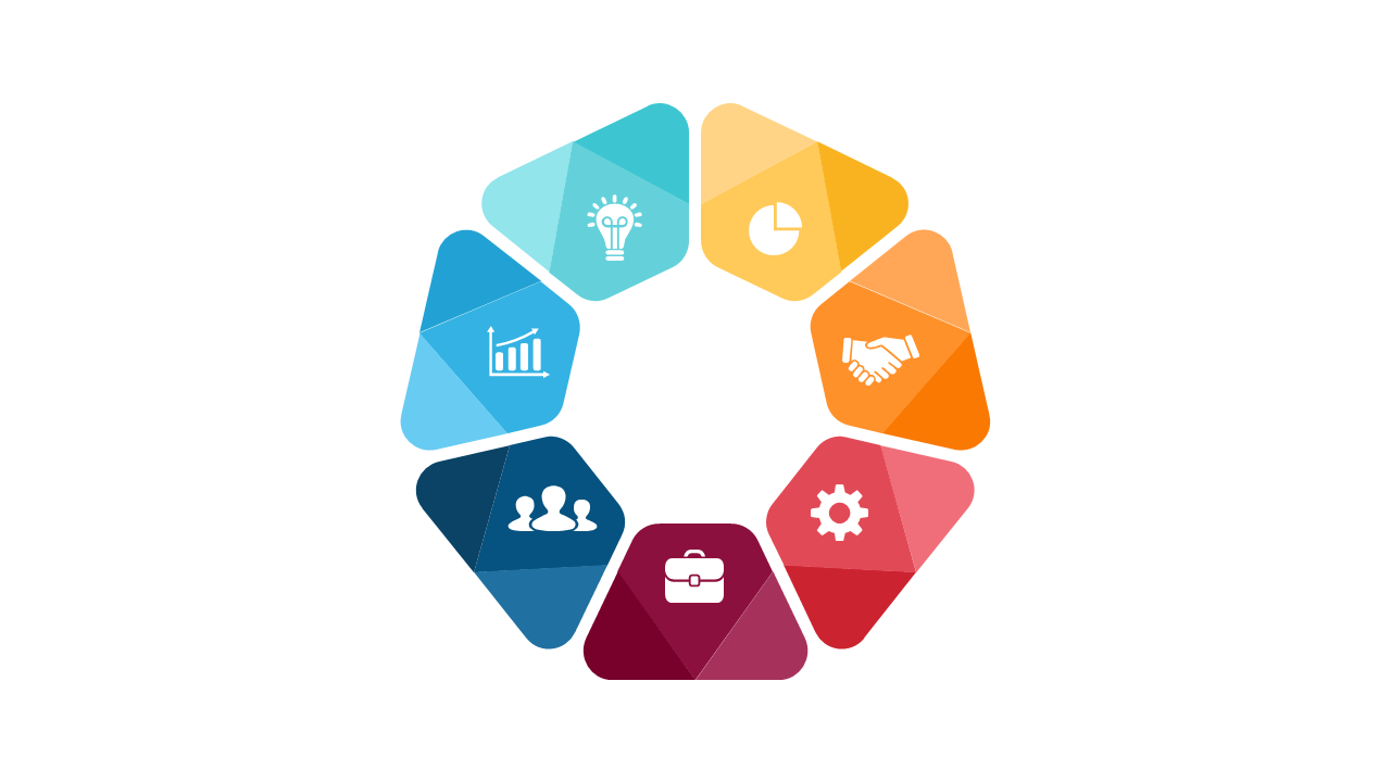 Visualize Workflows with Circular 6-Step Layout