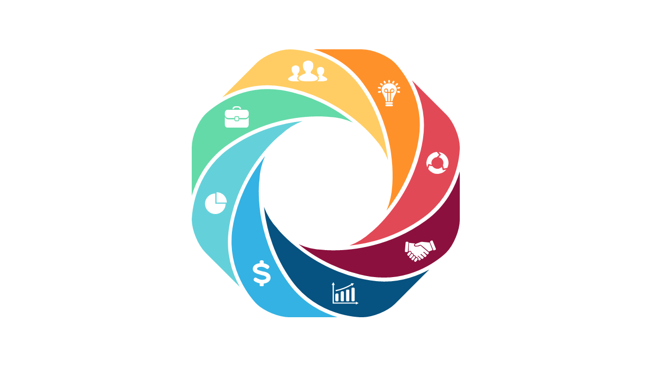 Engage Your Audience with a 6-Step Process Flow