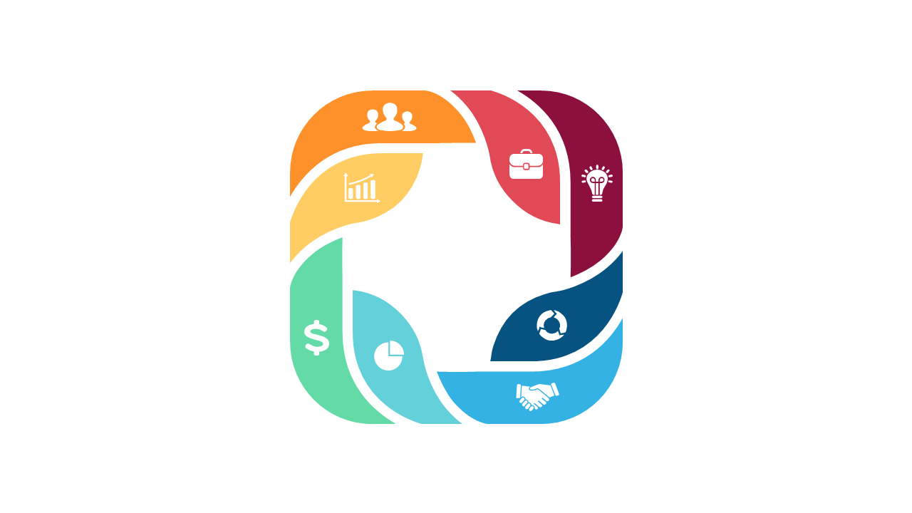 Illustrate Cyclic Workflows with a Colorful Diagram