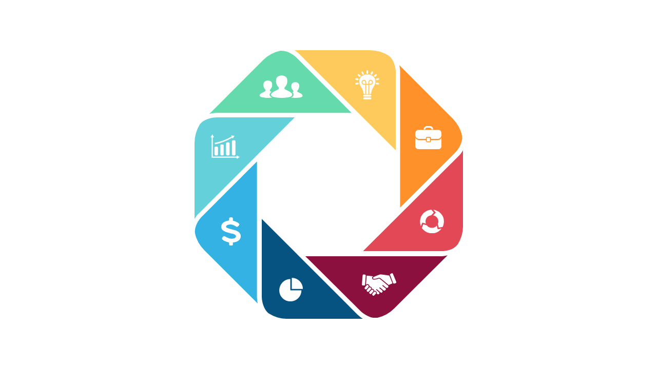 Engage Your Audience with an 8-Section Diagram