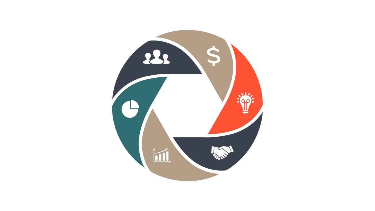 Engage Audiences with Hexagonal Process Diagram