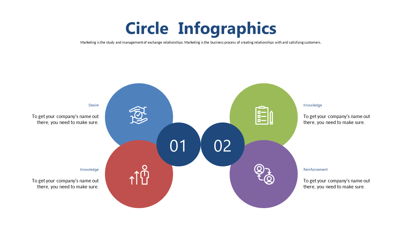 Convey Complex Ideas with Central Circle Infographic