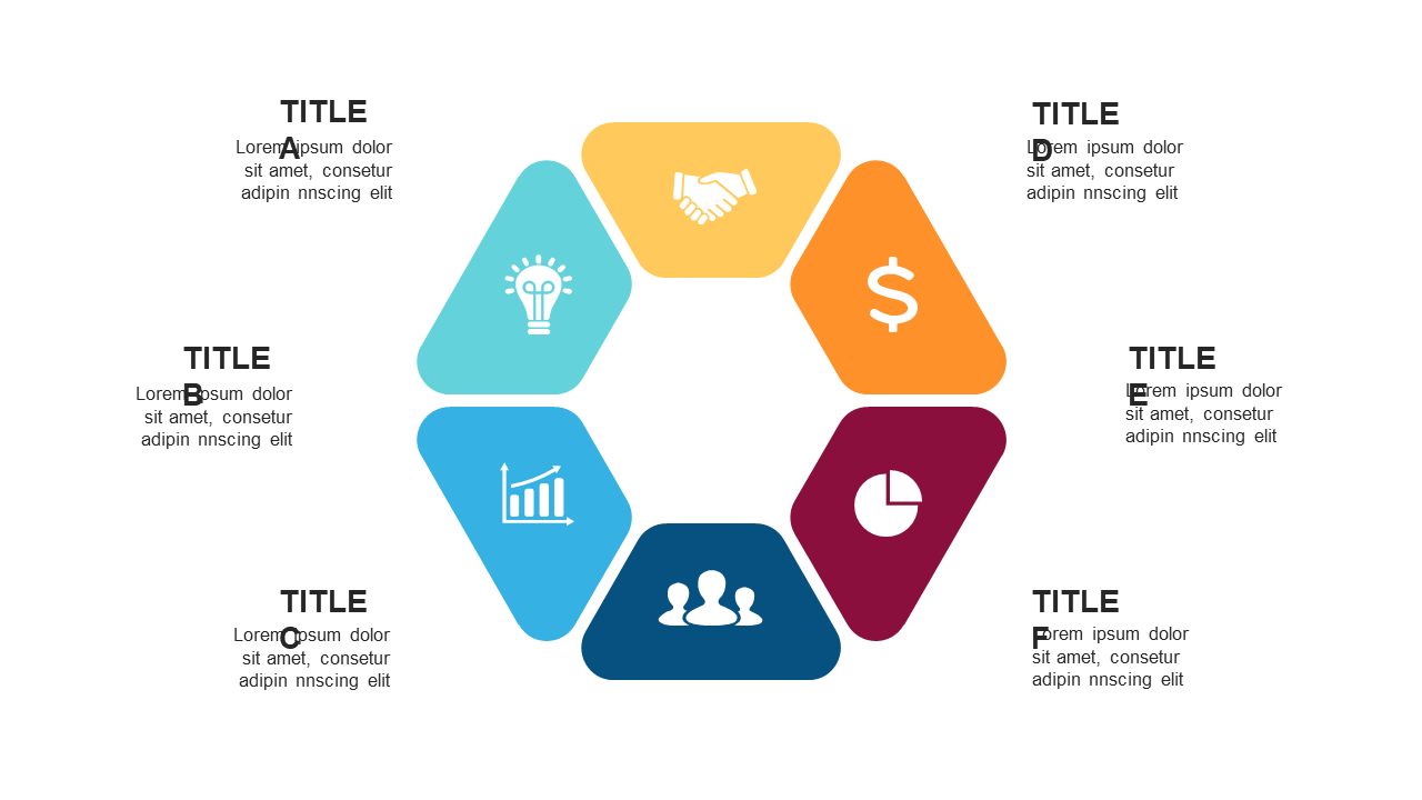 Creative Circular Puzzle for Marketing Strategies