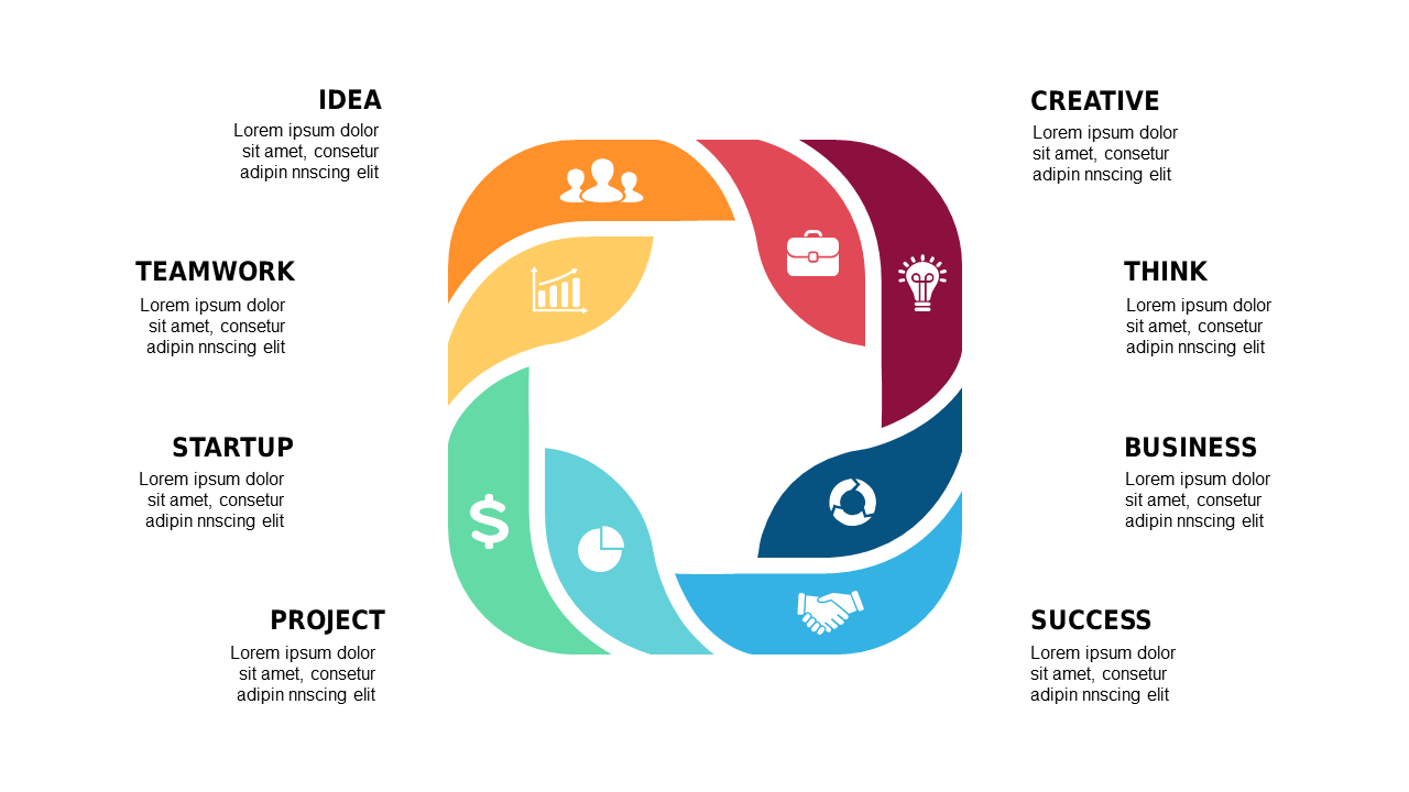 Engage Your Audience with a Colorful Circular Diagram