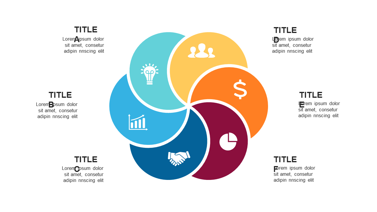 Showcase Business Relationships with Venn Diagram V2