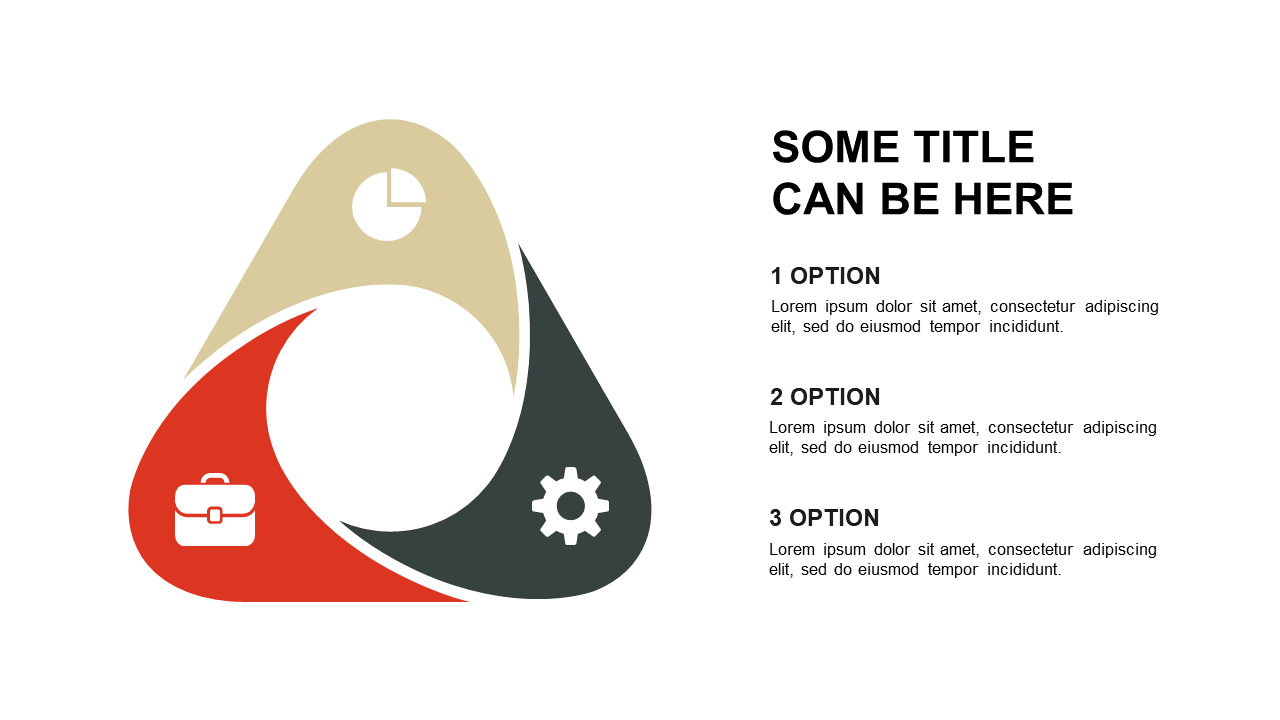 Highlight Business Elements with Triangular Infographic
