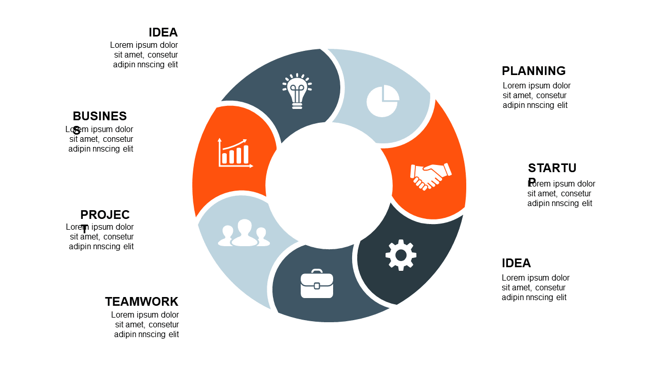 Engage Audiences with Circular Process Diagram Style