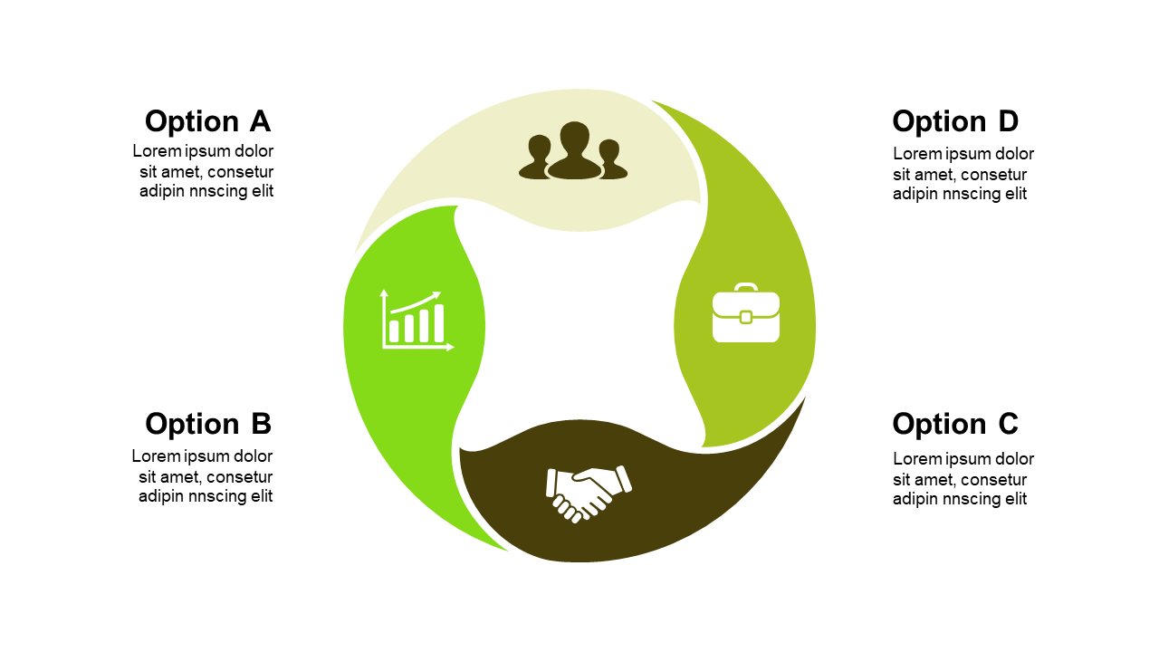 Showcase Project Phases with a 6-Step Diagram