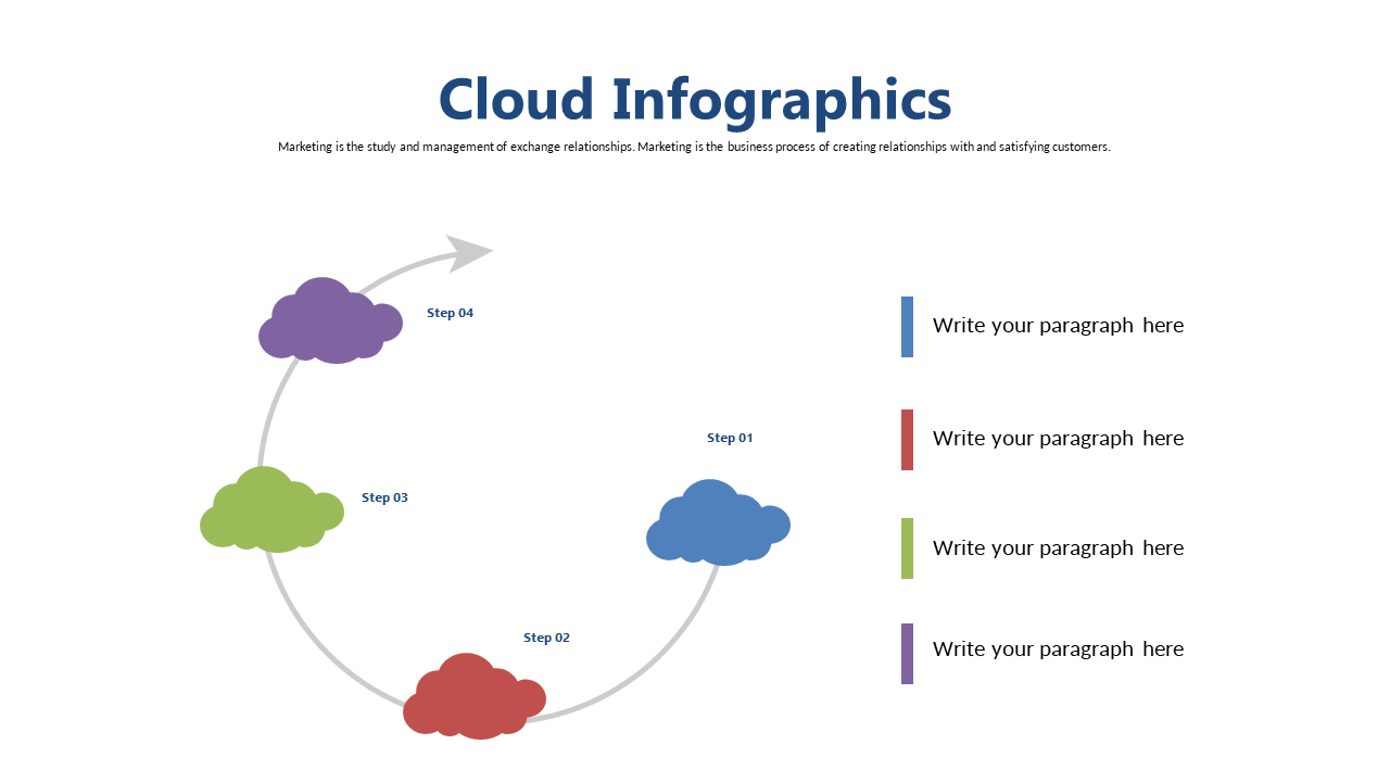 Illustrate Workflows with Circular Cloud Infographic