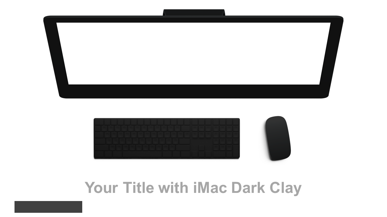 Showcase iMac Workstation with Minimalist Design