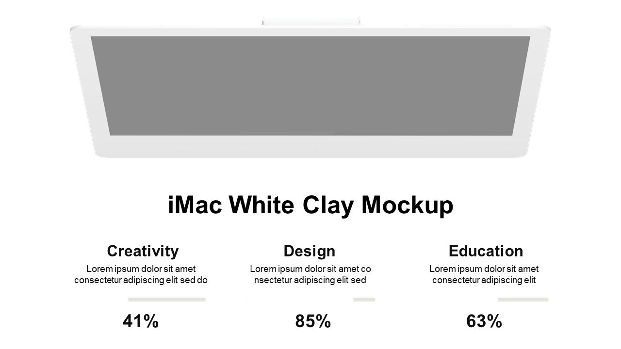 Compare Data with iMac Mockup Layout