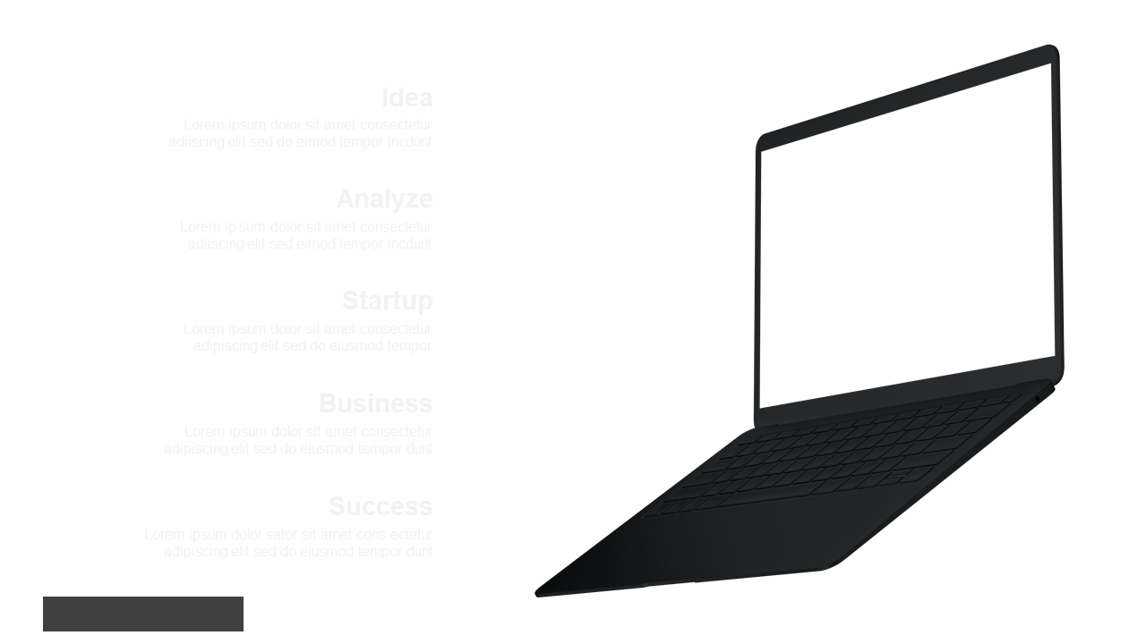 Develop Ideas with Laptop Graphic Layout